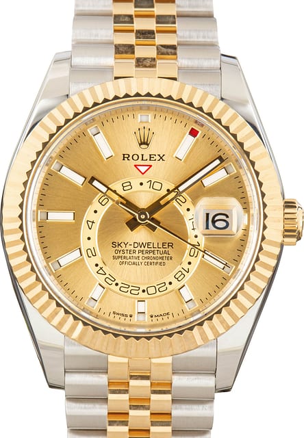 Rolex Sky-Dweller Ref 336933 Champagne Dial