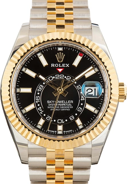 Men's Rolex Sky-Dweller Ref 336933 Black Dial