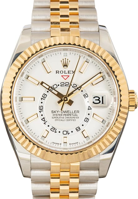 Pre-Owned Rolex Sky-Dweller 336933 White Dial