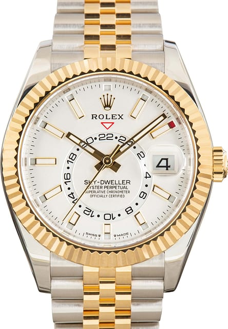 Pre-Owned Rolex Sky-Dweller 336933 White Dial