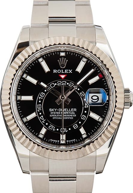 Pre-Owned Rolex Sky-Dweller 336934 Black Dial