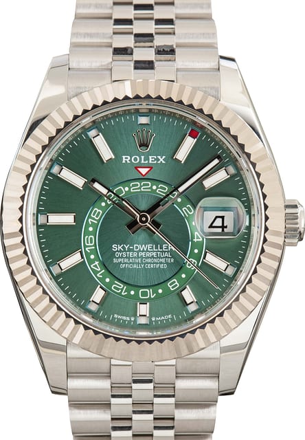 Rolex Sky-Dweller 336934 Mint Green Dial