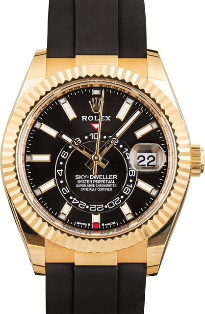 Rolex Sky-Dweller Ref 336238 Black Dial