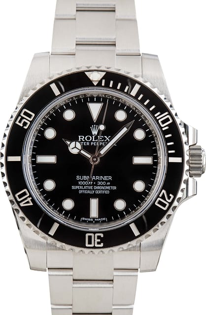 Used Rolex Submariner Ref 114060 Stainless Steel