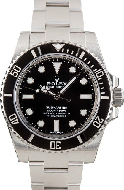 Used Rolex Submariner Black Dial 114060 Stainless Steel