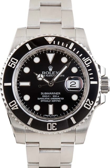 Used Rolex Submariner 116610 Black