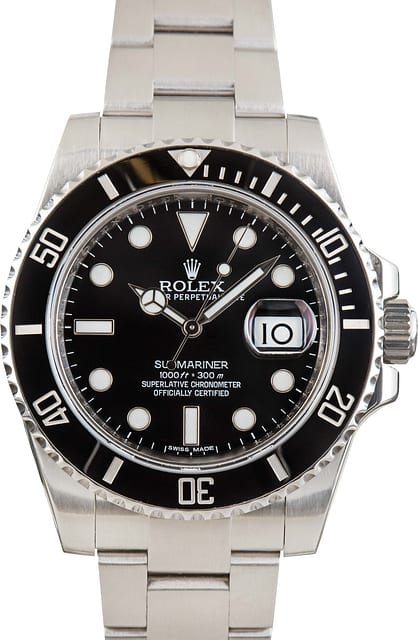 Used Rolex Submariner 116610 Stainless Steel