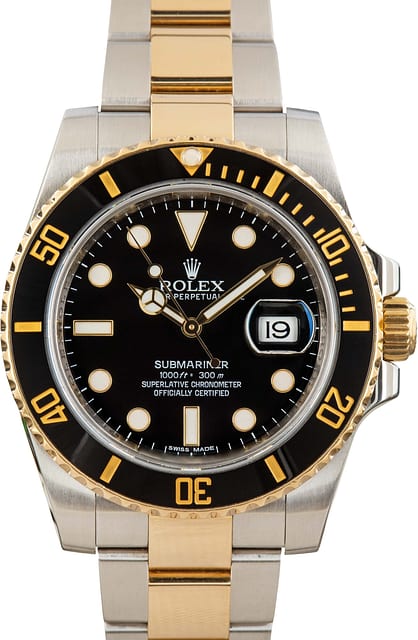 Rolex Submariner 116613 Black Chromalight Dial