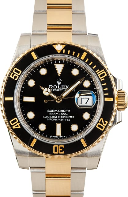 Pre-Owned Rolex Submariner 116613LN Black Dial