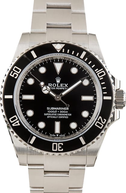 Pre-Owned No Date Dial Rolex Submariner ref 124060