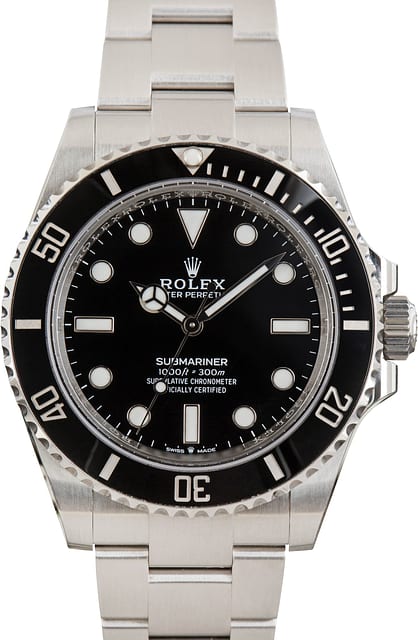 Used Rolex Submariner Ref 124060 Stainless Steel