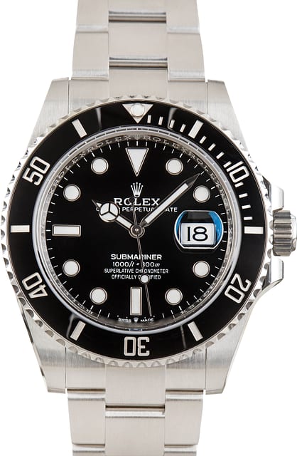 Pre-owned Rolex Submariner Black Dial Ref 126610
