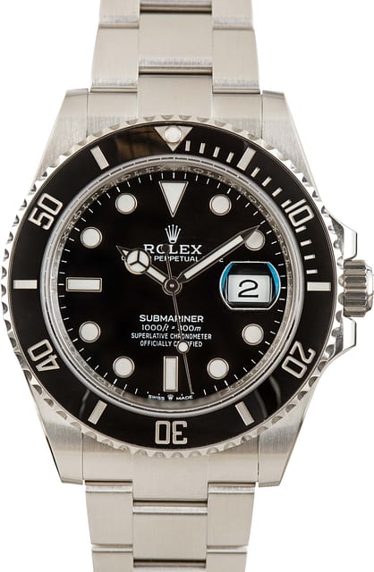 Rolex Submariner Stainless Steel 126610 Black Dial