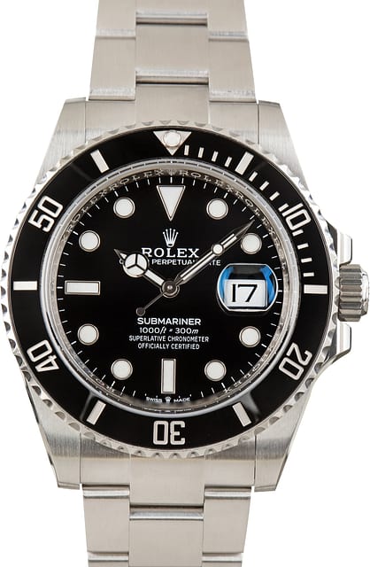 Used Rolex Submariner Black Dial ref 126610