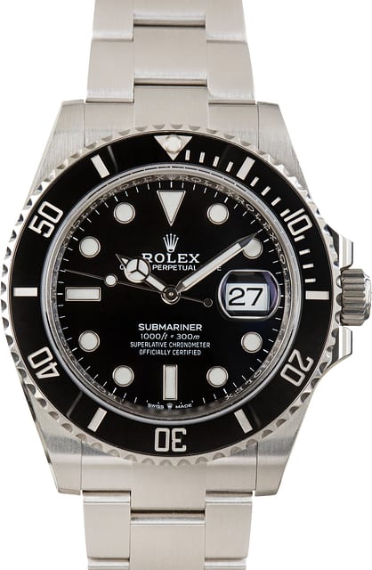 Used Rolex Submariner Stainless Steel 126610LN Black Dial