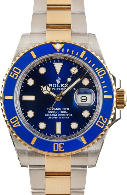 Men's Rolex Submariner Ref 126613LB Blue Dial