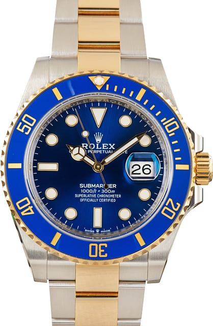Used Rolex Submariner Date 126613LB Blue Chromalight Dial