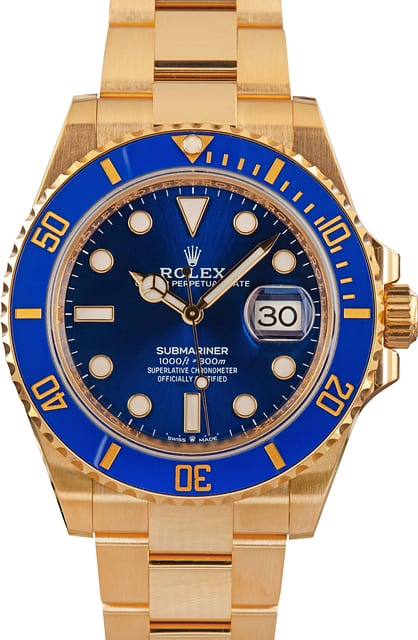 Rolex Submariner ref 126618 Blue Dial