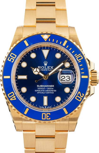 Pre-Owned Rolex Submariner 126618LB Blue Dial