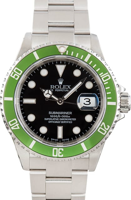 Rolex Submariner 16610V Green