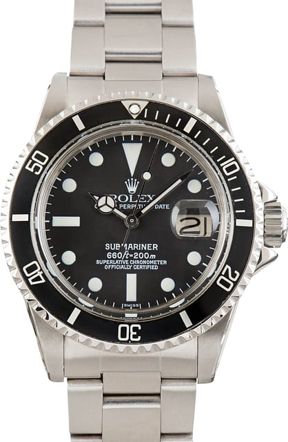 Vintage Rolex Submariner Ref 1680 "Swiss Only" Dial