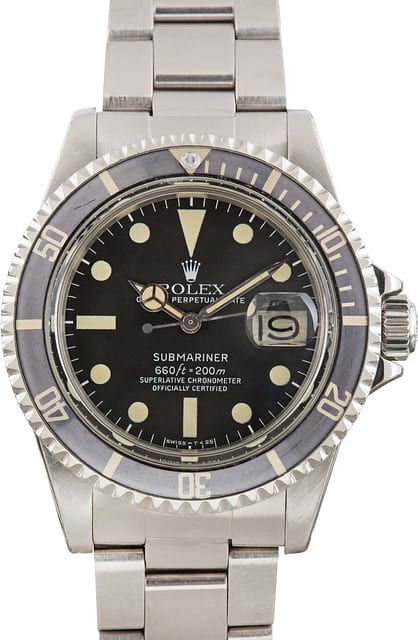 Vintage 1979 Rolex Submariner 1680 Stainless Steel