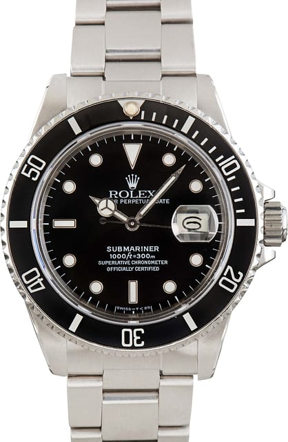 Rolex Submariner Ref 16800 Transitional Model