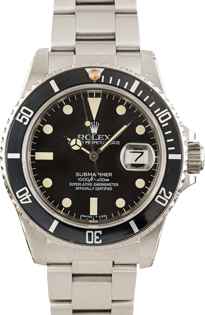 Rolex Submariner Black 16800