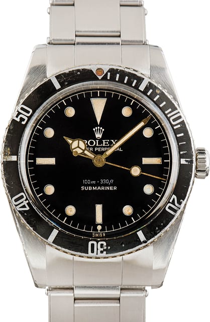 Vintage Rolex Submariner Reference 5508
