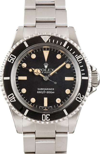 Vintage Rolex Submariner Ref 5513 Steel Oyster Bracelet