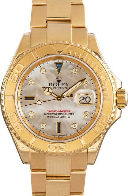 Rolex Yacht-Master Ref 16628 Mother of Pearl Dial