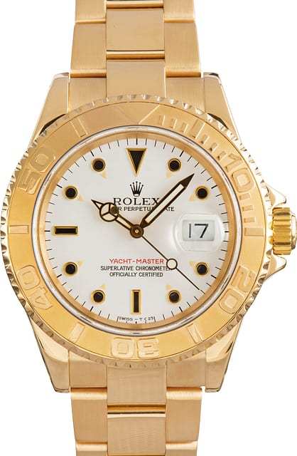 Rolex Yacht-Master ref 16628 White Dial