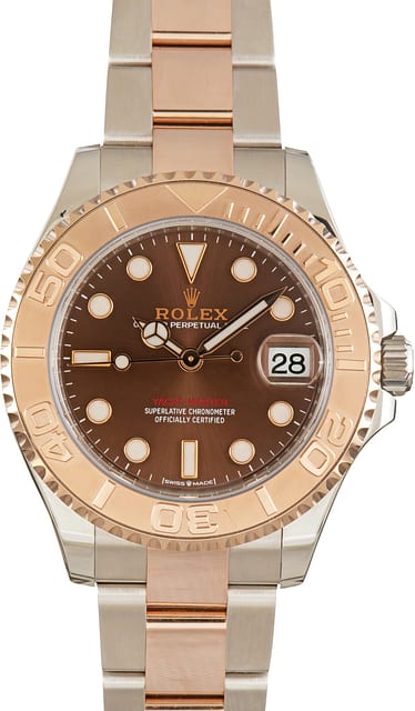 Pre-Owned Rolex Yacht-Master 37 Ref 268621 Chocolate Dial