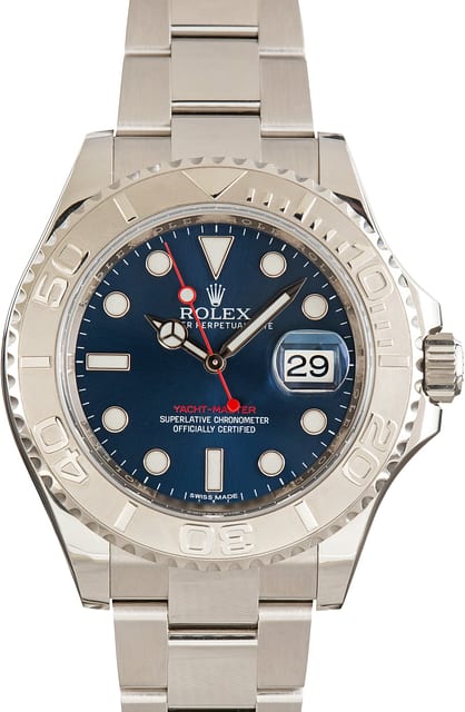 Pre-Owned Blue Dial Rolex Yacht-Master 40 ref 116622