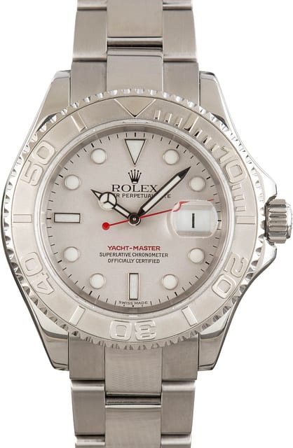 Rolex Yacht-Master Ref 16622 Platinum Bezel