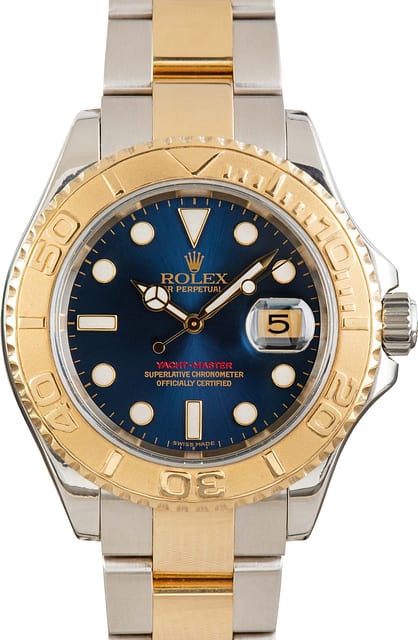 Pre-Owned Rolex Yacht-Master Ref 16623 Blue Chromalight Dial