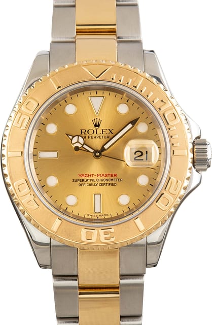 Used Rolex Yacht-Master 40 Ref 16623 Champagne Dial