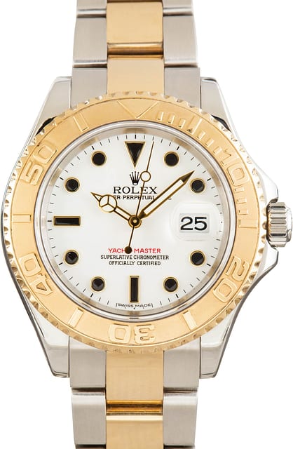 Used Rolex Yacht-Master 16623 White Dial