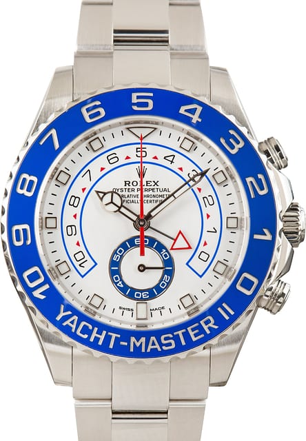 Pre-Owned Rolex Yacht-Master II Mercedes Hands ref 116680