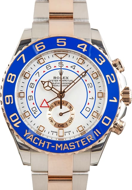 Men's Rolex Yacht-Master II Ref 116681 White Dial