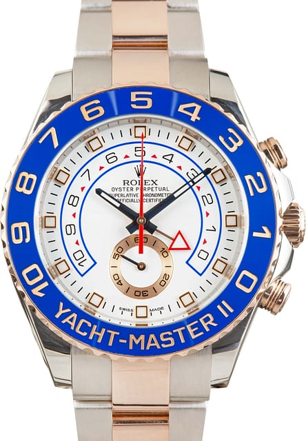 Used Rolex Yacht-Master II Ref 116681 Blue Hands