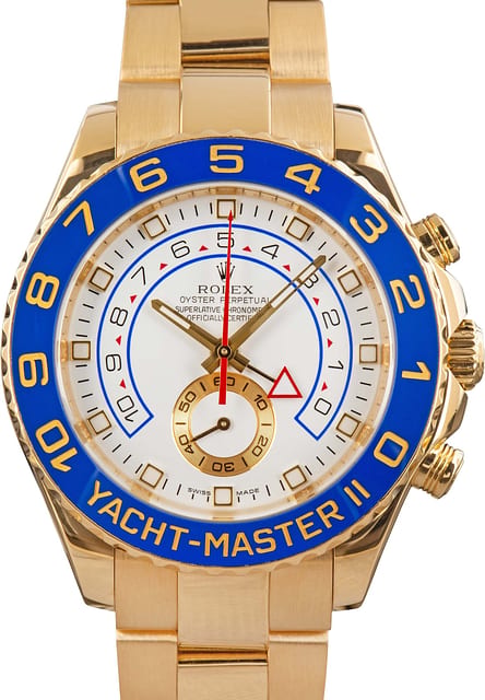 Men's Rolex Yacht-Master II Ref 116688 White Dial