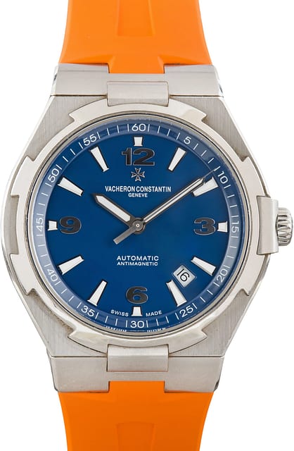 Pre-Owned Vacheron Constantin Overseas 47040 Blue Dial