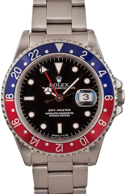 Men's GMT-Master Rolex 16700 Pepsi
