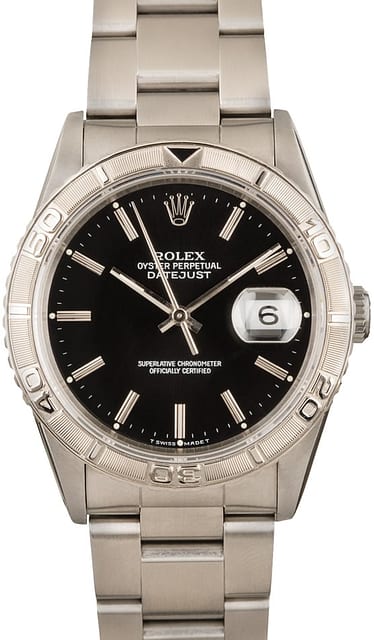 Rolex Datejust 16264 "Turn-O-Graph" Black