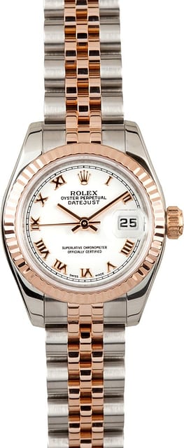 Rolex Rose Gold Datejust 179171