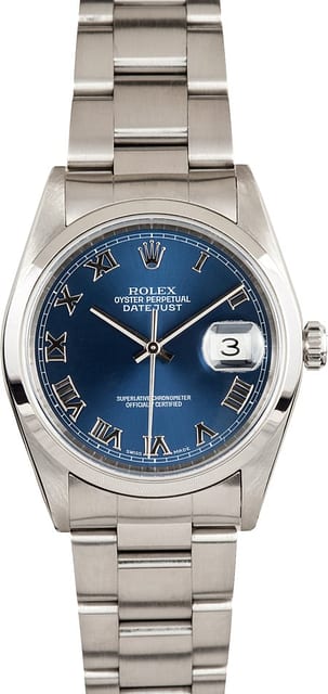 Men's Rolex Datejust Watch 16200