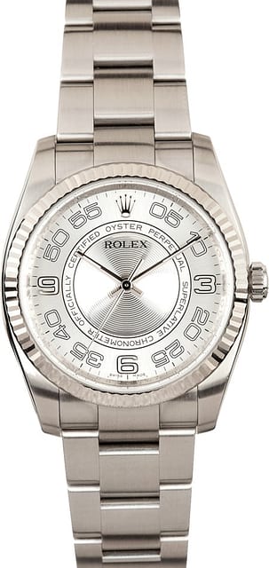 Men's Rolex Oyster Perpetual 116034 Concentric Dial
