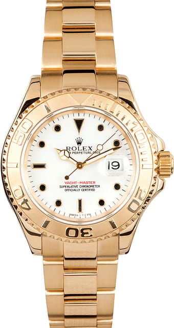 18K Yellow Gold Rolex Yacht-Master 16628