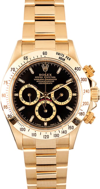 Yellow Gold Rolex Daytona 16528